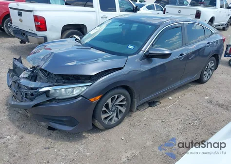 2016 Honda Civic Ex from USA, damaged, VIN 19XFC2F74GE004412